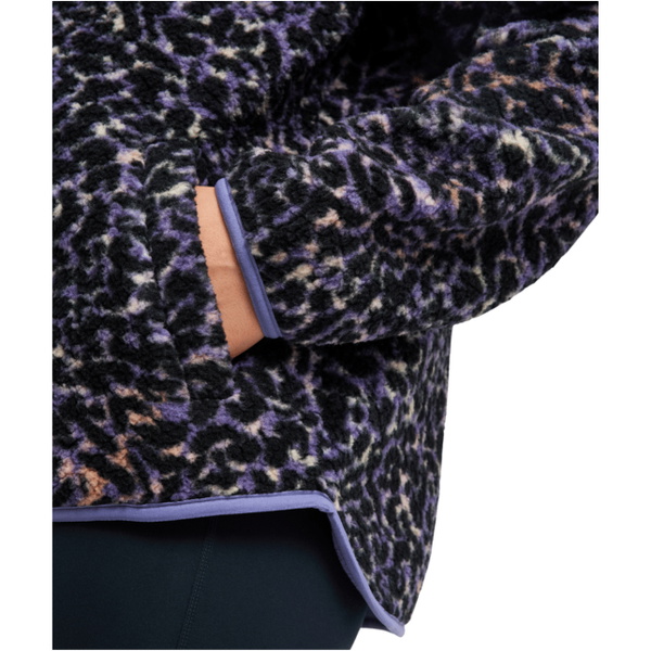 2026 Roxy Womens Waves Of Warmth Zippered Sports Fleece ERJPF03262 - Twilight Purple